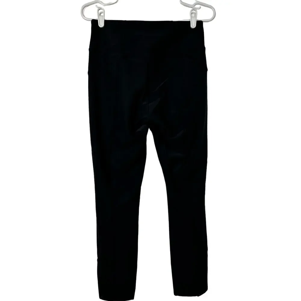 Athleta Stellar Crop Pant Black Size Small Athletic